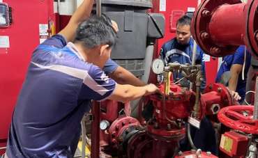 Installation of Pressure Circulating Relief Valve of Fire Pump System